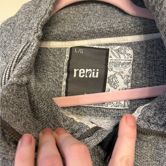 Remu Her Nantucket Zip Jacket Women's Charcoal Size L Jacket. - Picture 4 of 6